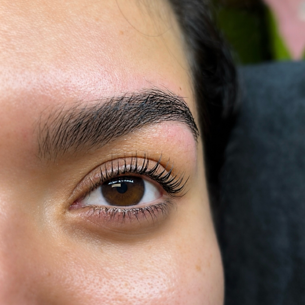 Korean Lash Lift+Eyebrow Wax at L.R Beauty Bar in Fresno, CA