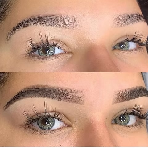 Ombre powder brows