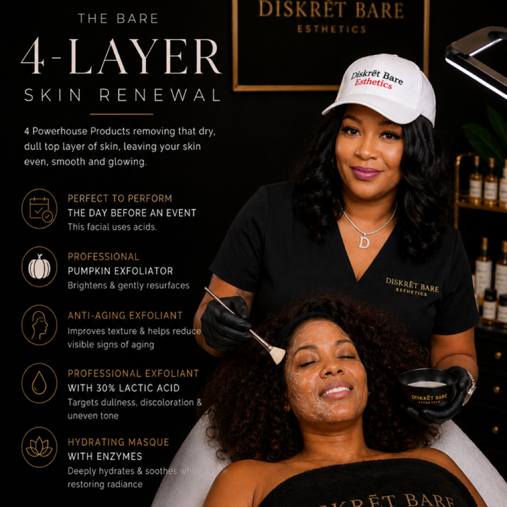 4-Layer Resurfacing Renewal at Diskrēt Bare Esthetics in Dallas, TX