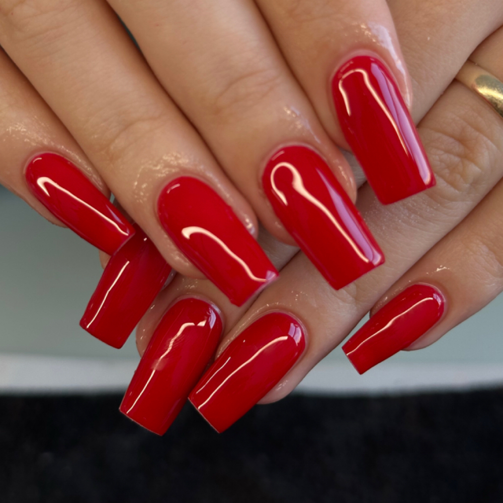 Acrylic Fill Long at western glam salon in Bedford, IN