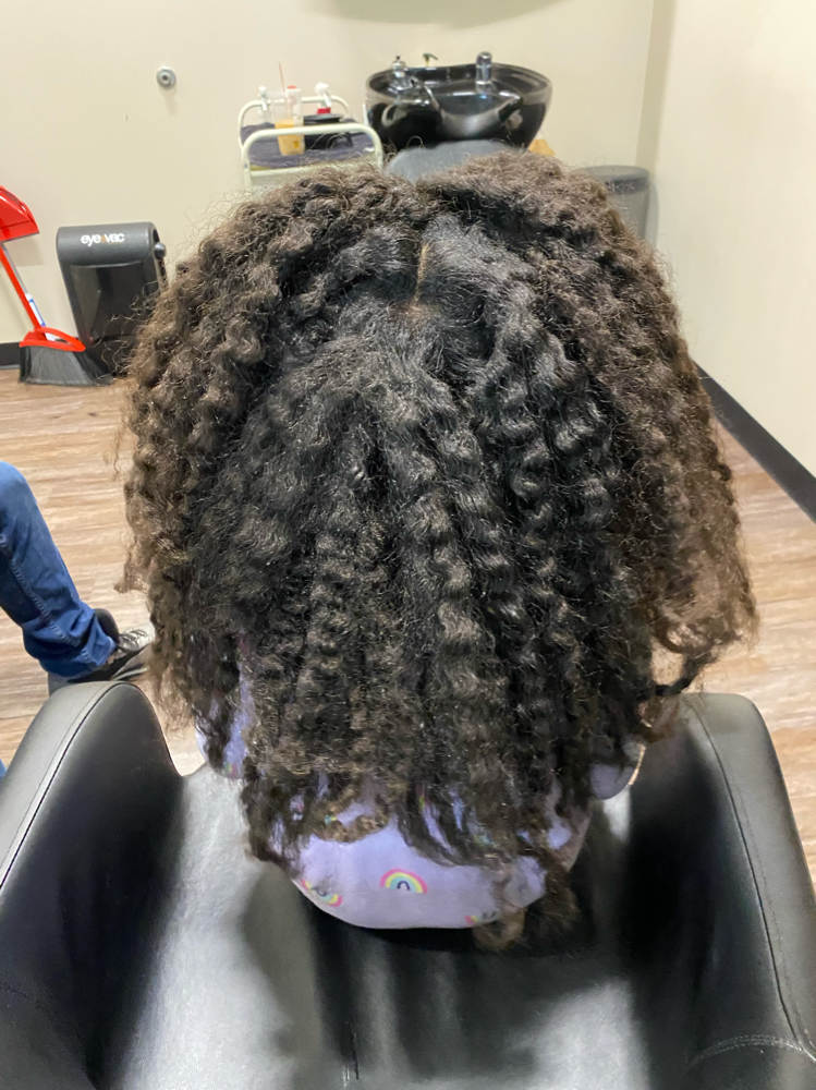 Braid take down shampoo and Condit