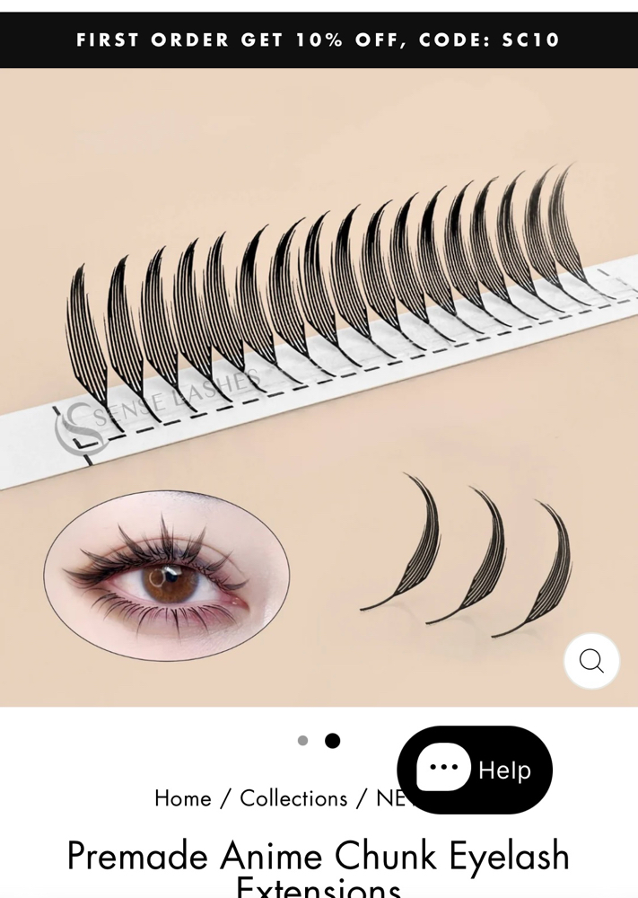 Model Anime Lashes