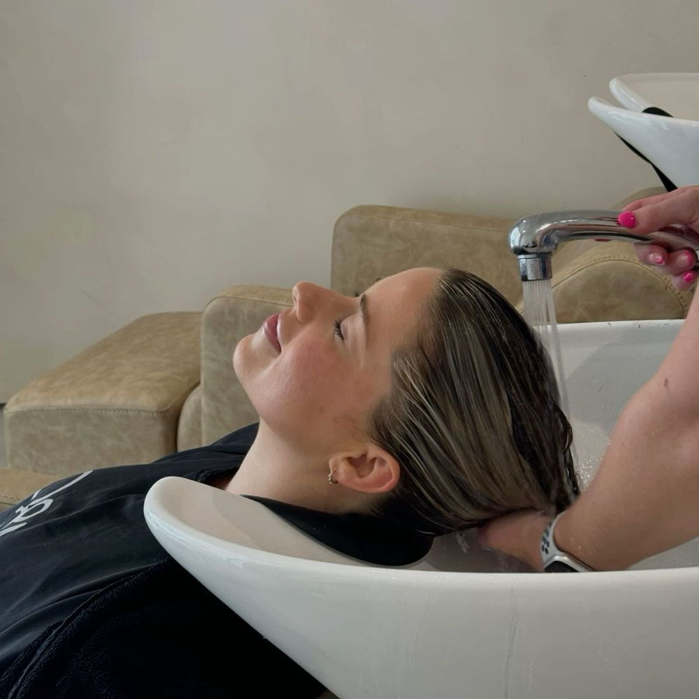 shampoo | blowdry at Ella Marion in the woodlands, TX