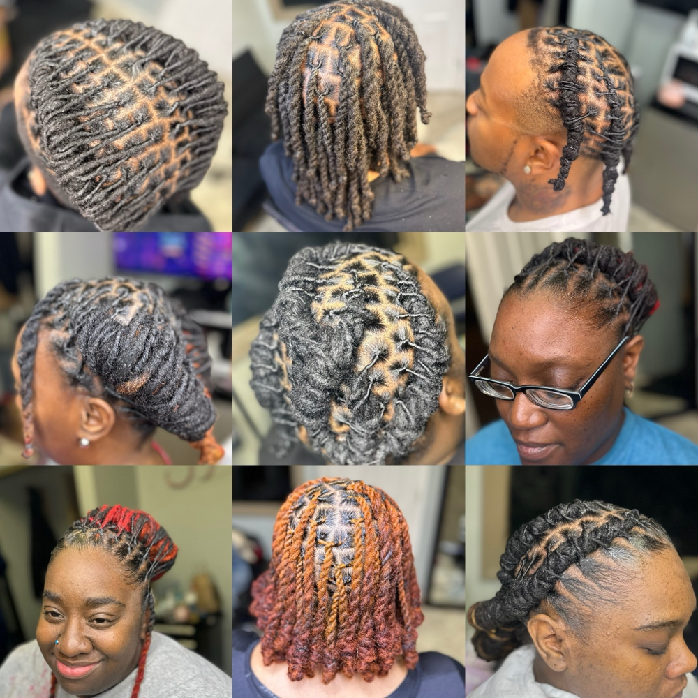 Loc Color, Retwist And Ropes