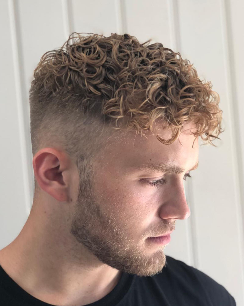 Mens Curly Cut