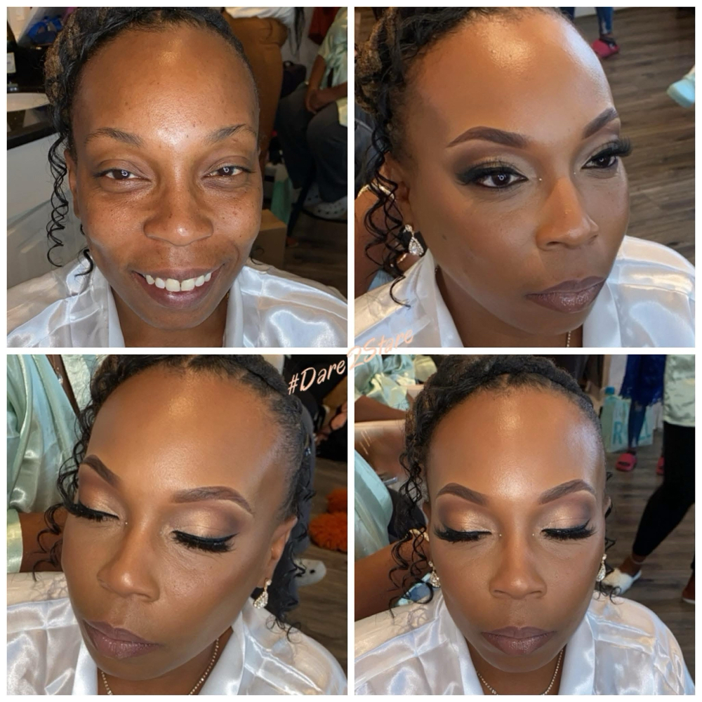 Wedding Glam! (bride) at Dare2Stare Beauty Artistry in College Station, TX