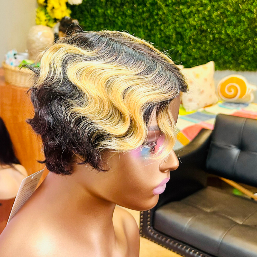 Pixe Cut/ Finger Wave Wig