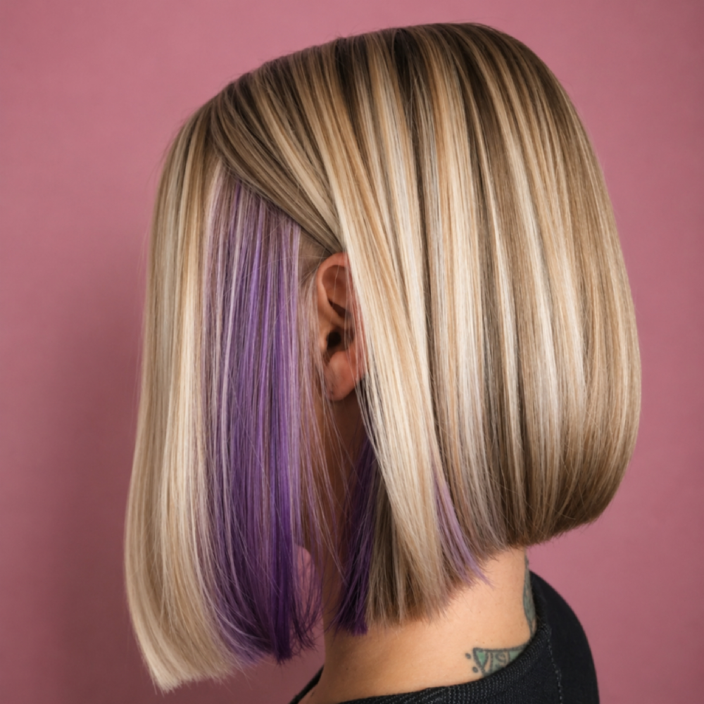 Flat/Curling Iron at volume hair salon in Bethesda, MD