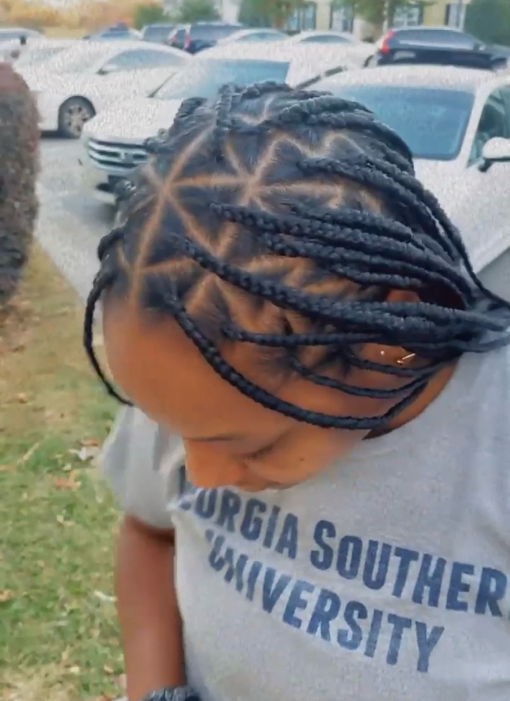 Triangle Knotless Butt Length at NitaMay Braids in Cartersville, GA