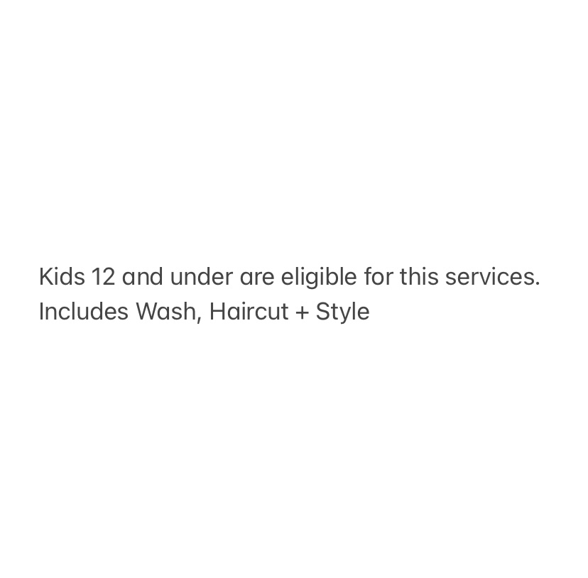 Child Haircut