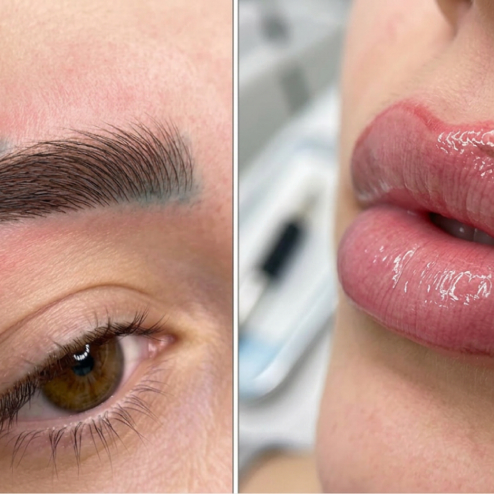 PMU Correction (Brows/Lips) at Honey & Myrrh Collective in El Paso, TX