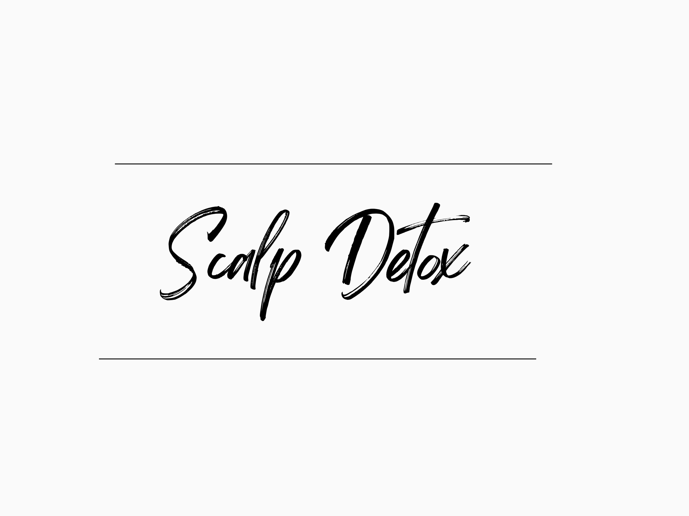 Scalp Detox Treatment