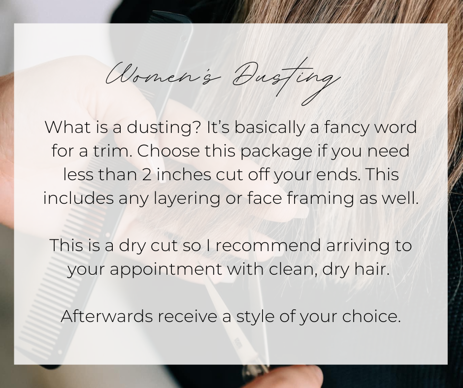 *NEW* Women’s Dusting