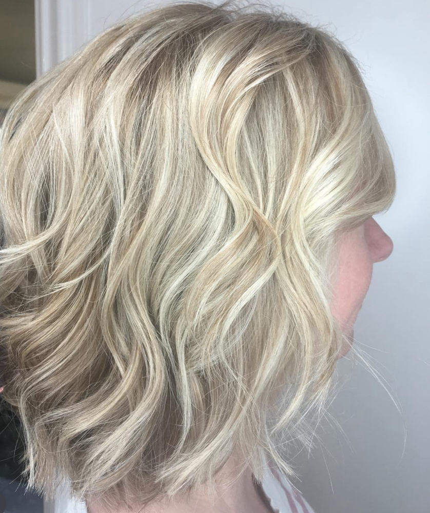 Gray/Root Touchup/Haircut & Blowout