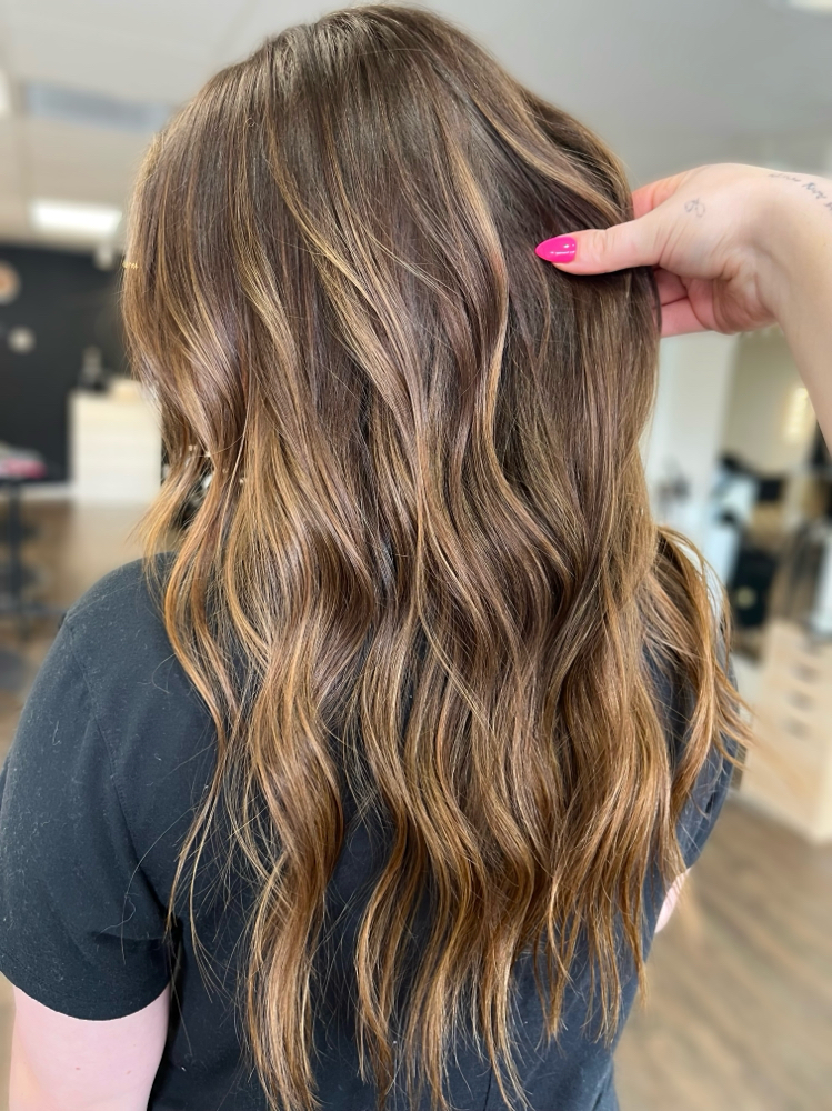full highlight + retouch