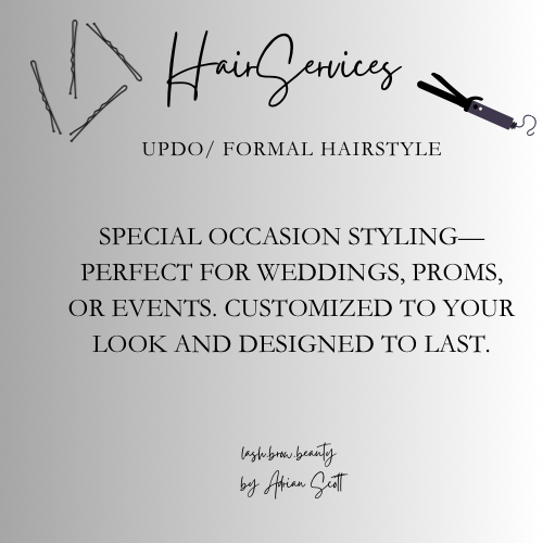 Updo/ Formal Hair Style