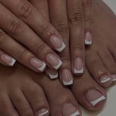 French Tip Mani/Pedi at Studio Chic Nail Salon and Spa in palmdale, CA