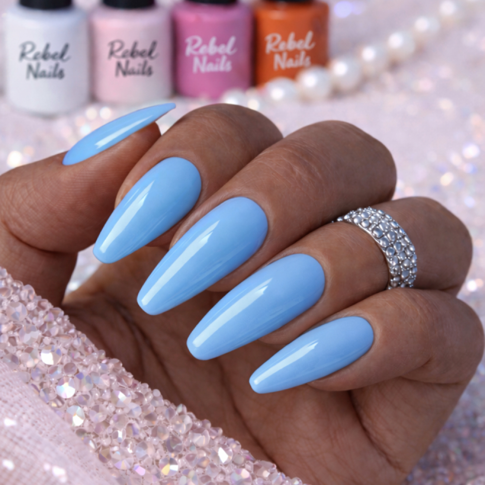 Poly Gel Fillin at Rebel nails in New York, NY