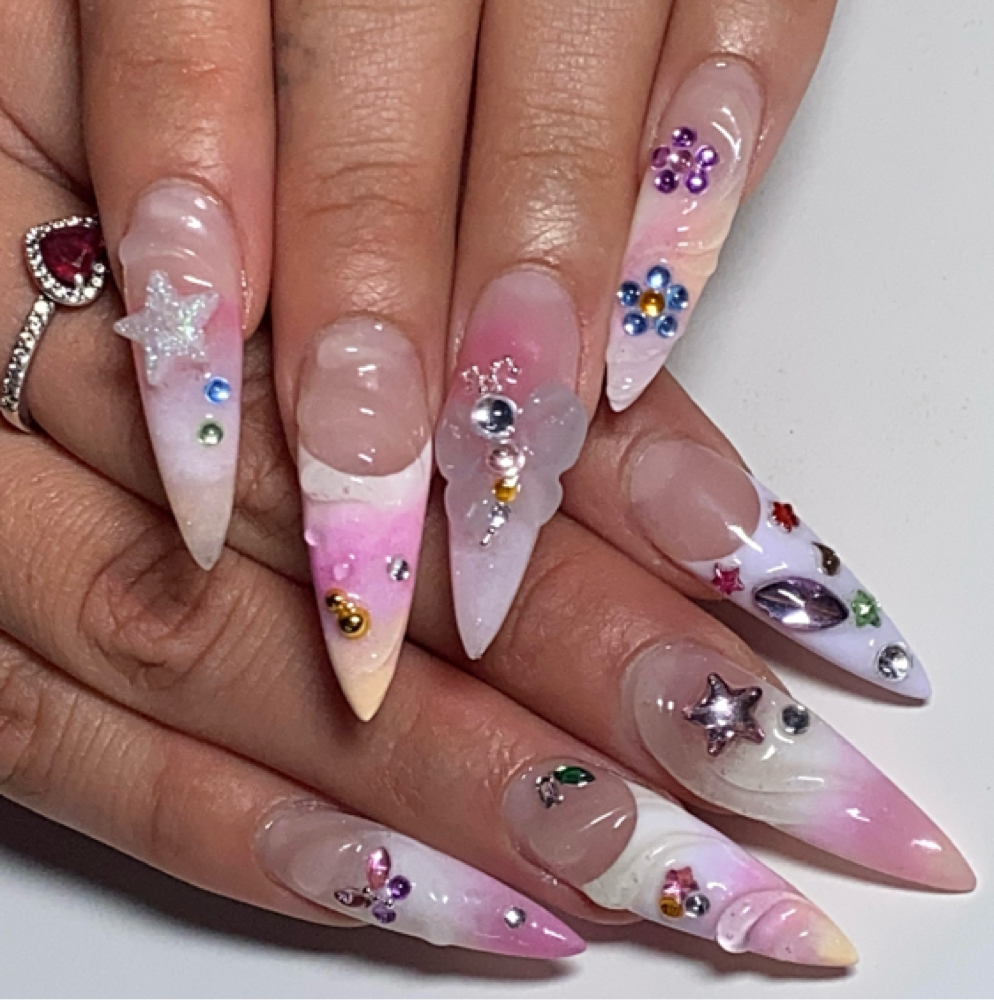 Gelx Tier 3 Nail Art at Nails by Anna in Visalia, CA