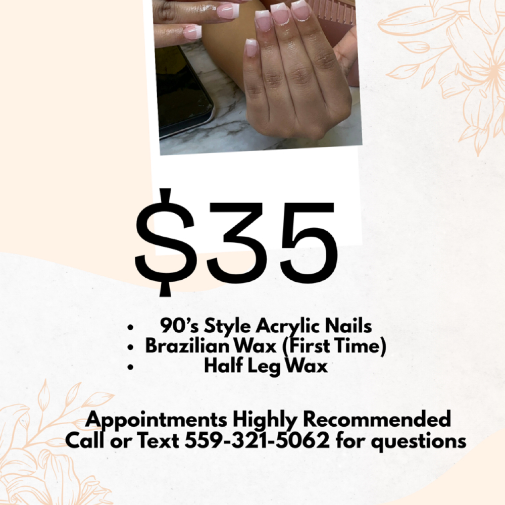 $35 First Time Brazilian Wax!! at Blissful Beauty Spa in Moreno Valley, CA