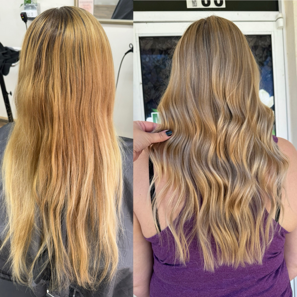 Full Highlight/Lowlight, Cut, Style at Selena Martinez in Mount Dora, FL