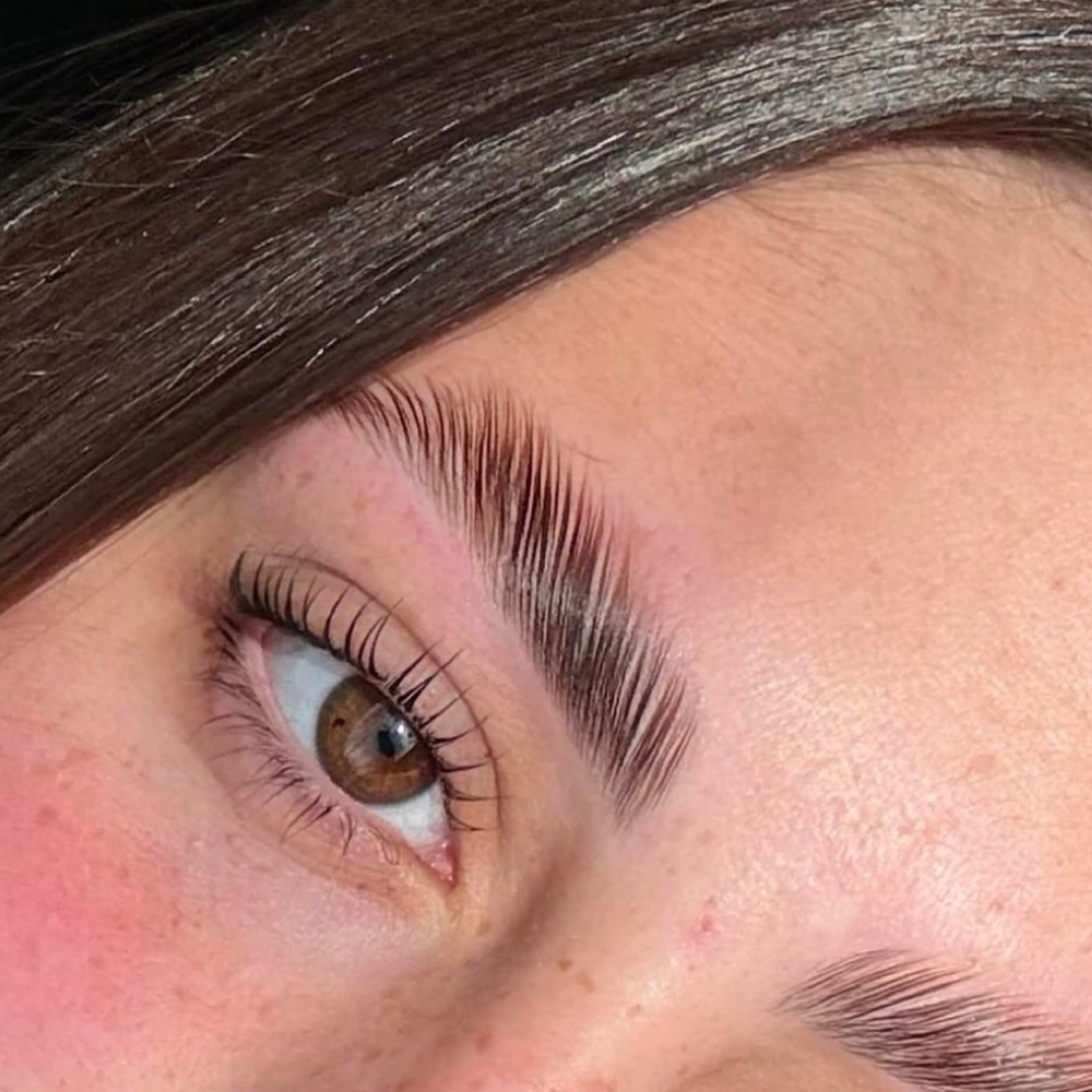 Brow lamination at Caza Seoul in Lakewood, CO