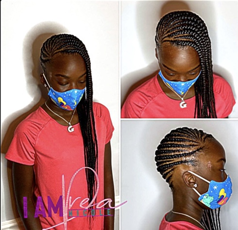 Kids Lemonade Braids at Crown’D Claws in Clarksville, TN