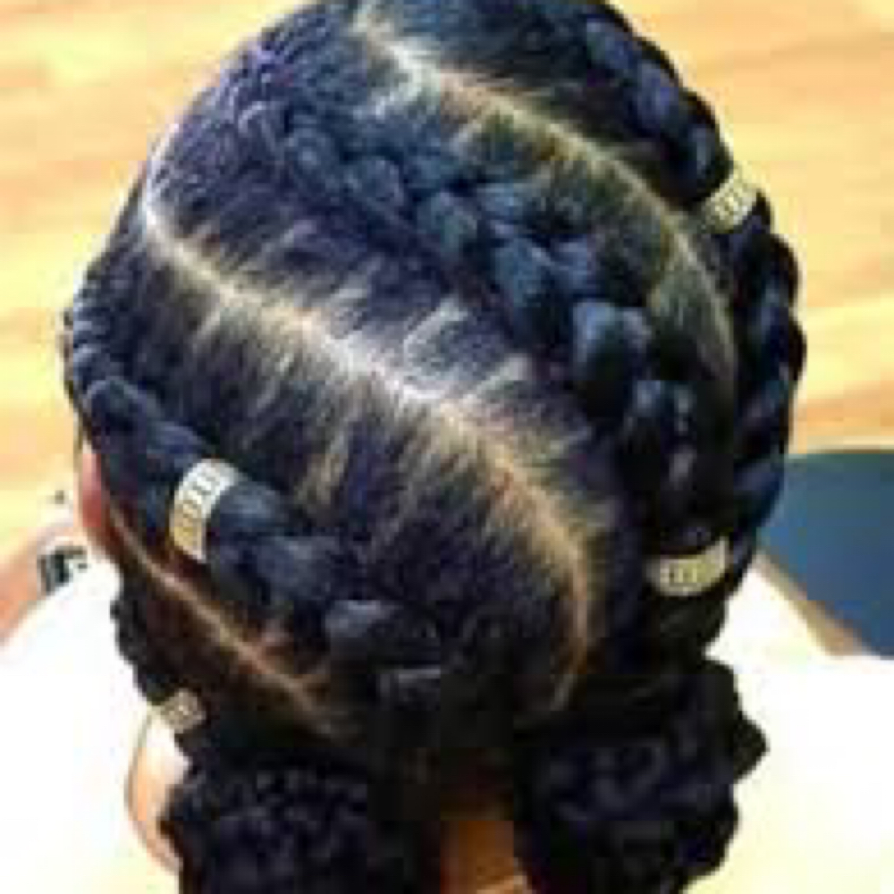 Cornrow Braids (4 To 10 Braids Max)