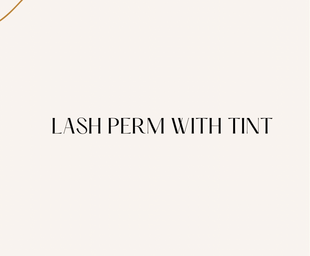 Lash Perm With Tint