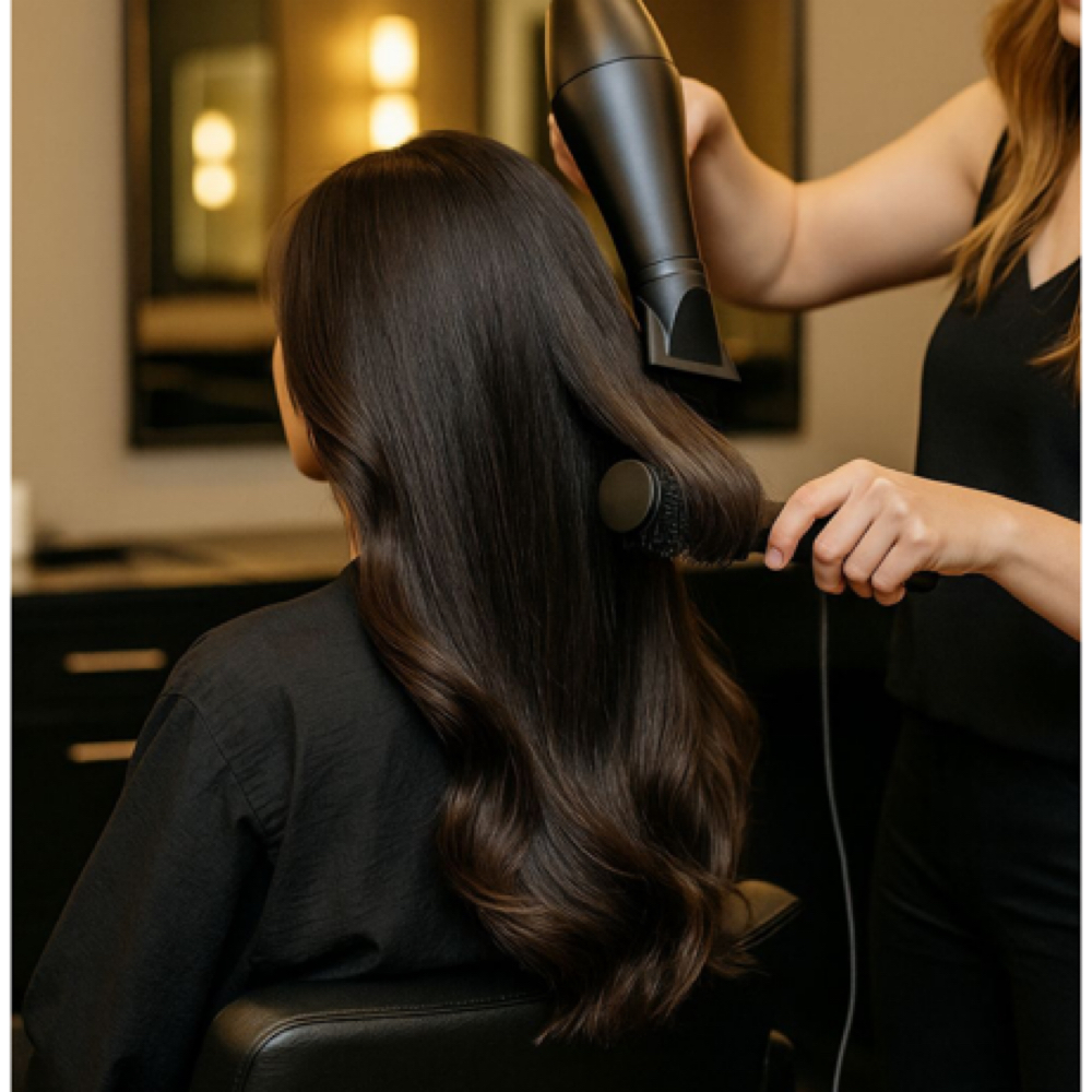 Blowout styling at Defined Salon & Spa in Reynoldsburg, OH