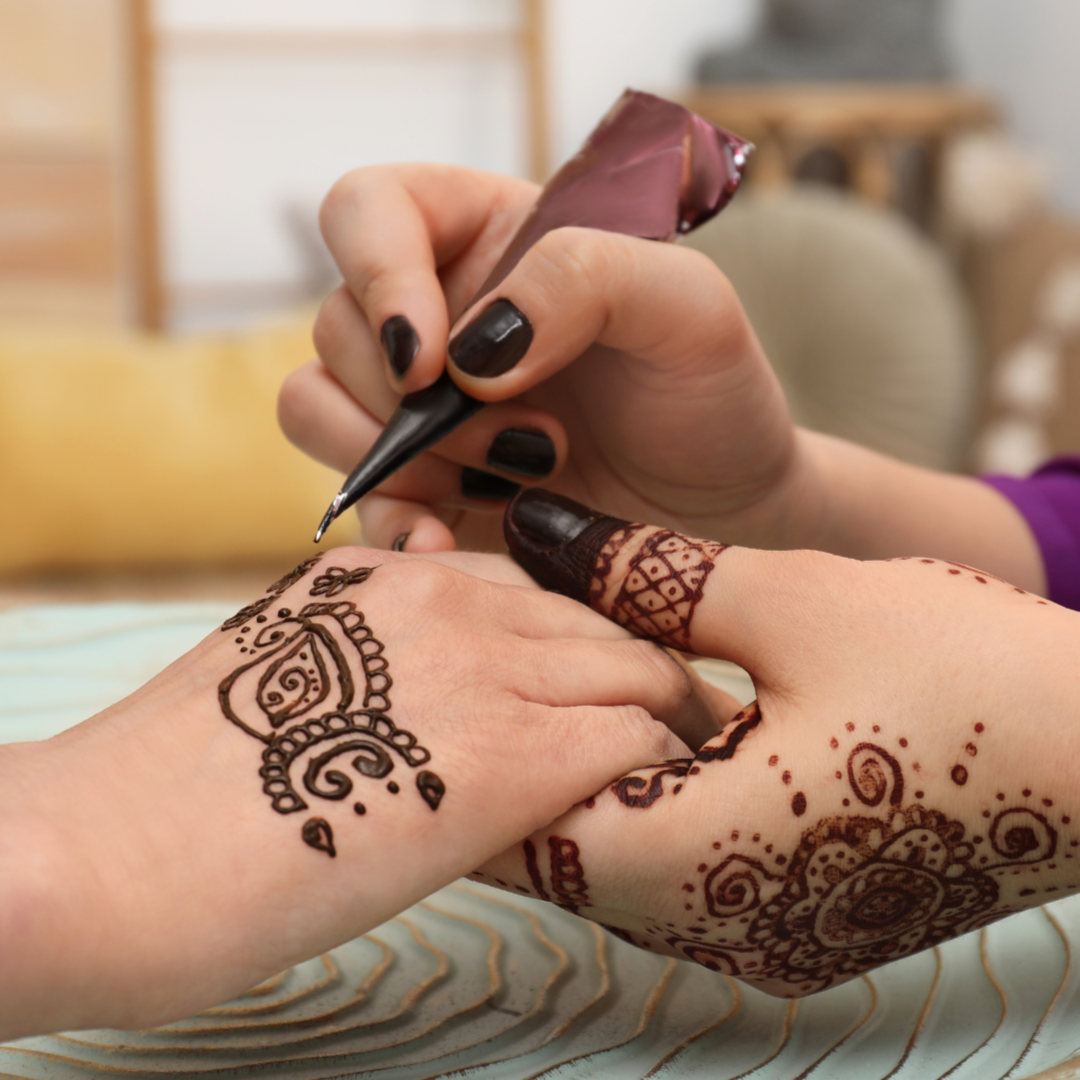 Happy Henna Tattoos at SACRED - SKIN ARTISTRY & WELLNESS in Vista, CA