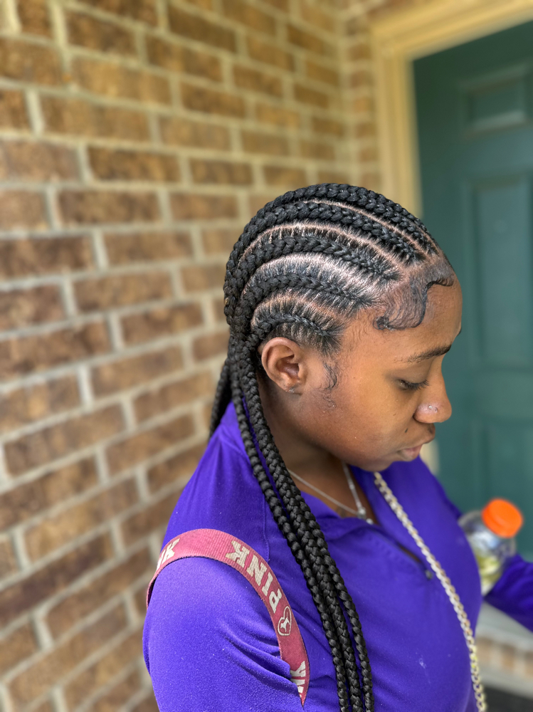 10-14 Stitch Braids No Design
