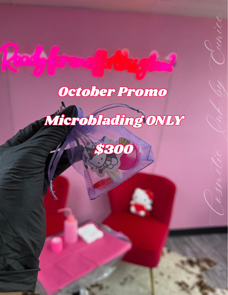 October Promo Microblading