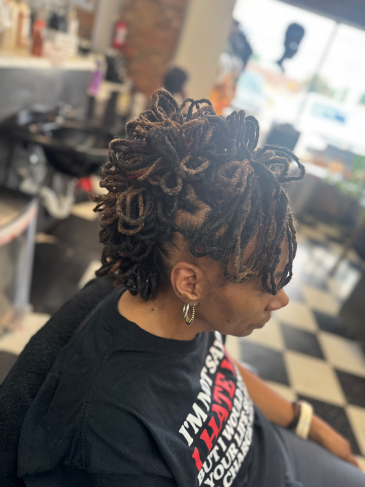 Loc Petals at The Charmaine Effect in Charlotte, NC
