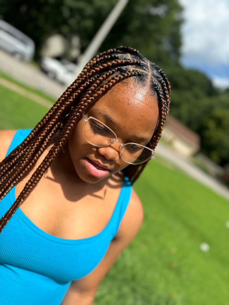 Kids Medium Knotless Braids