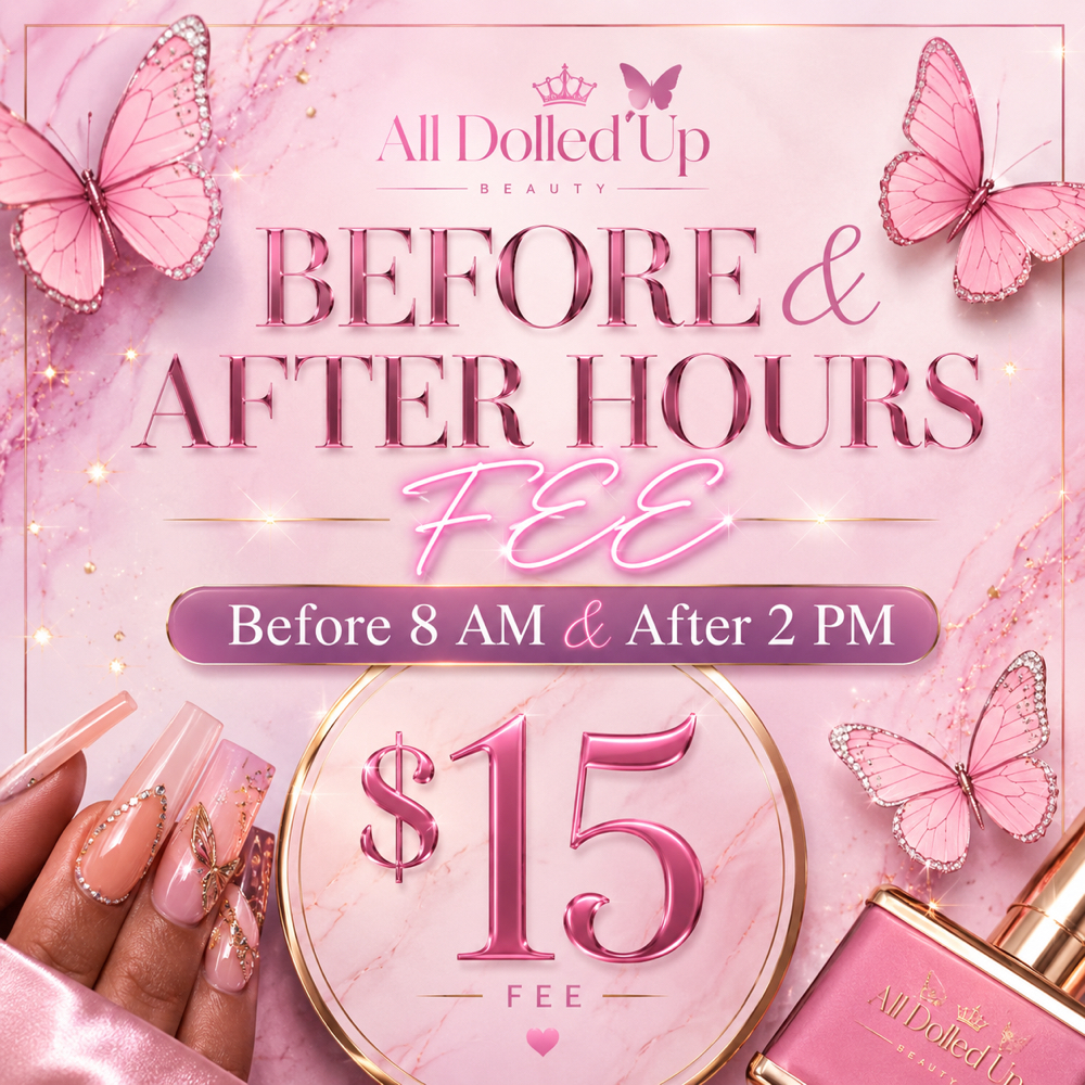 BEFORE / AFTER 8am-2pm at Alldolledupbeauty in Santa Ana, CA