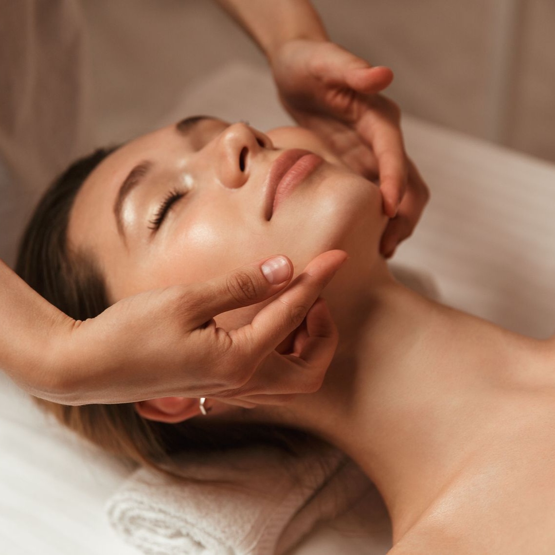 Lymphatic facial massage drainage. at GOLD SKIN SPA AND BEAUTY in MCALLENT, TX