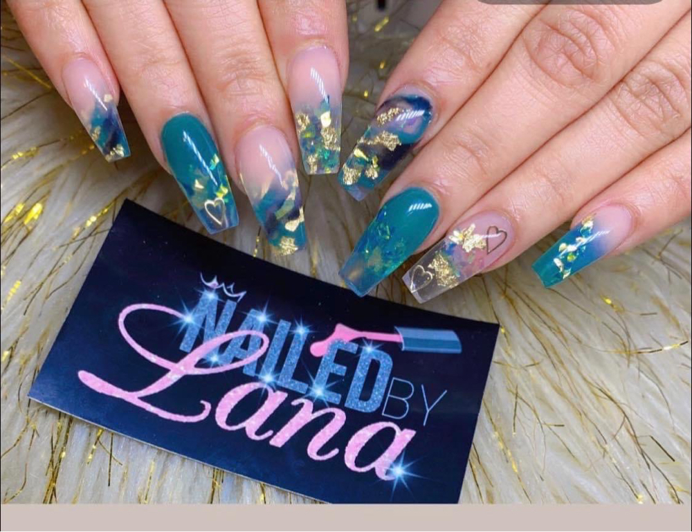 Full Set Color Acrylic Design