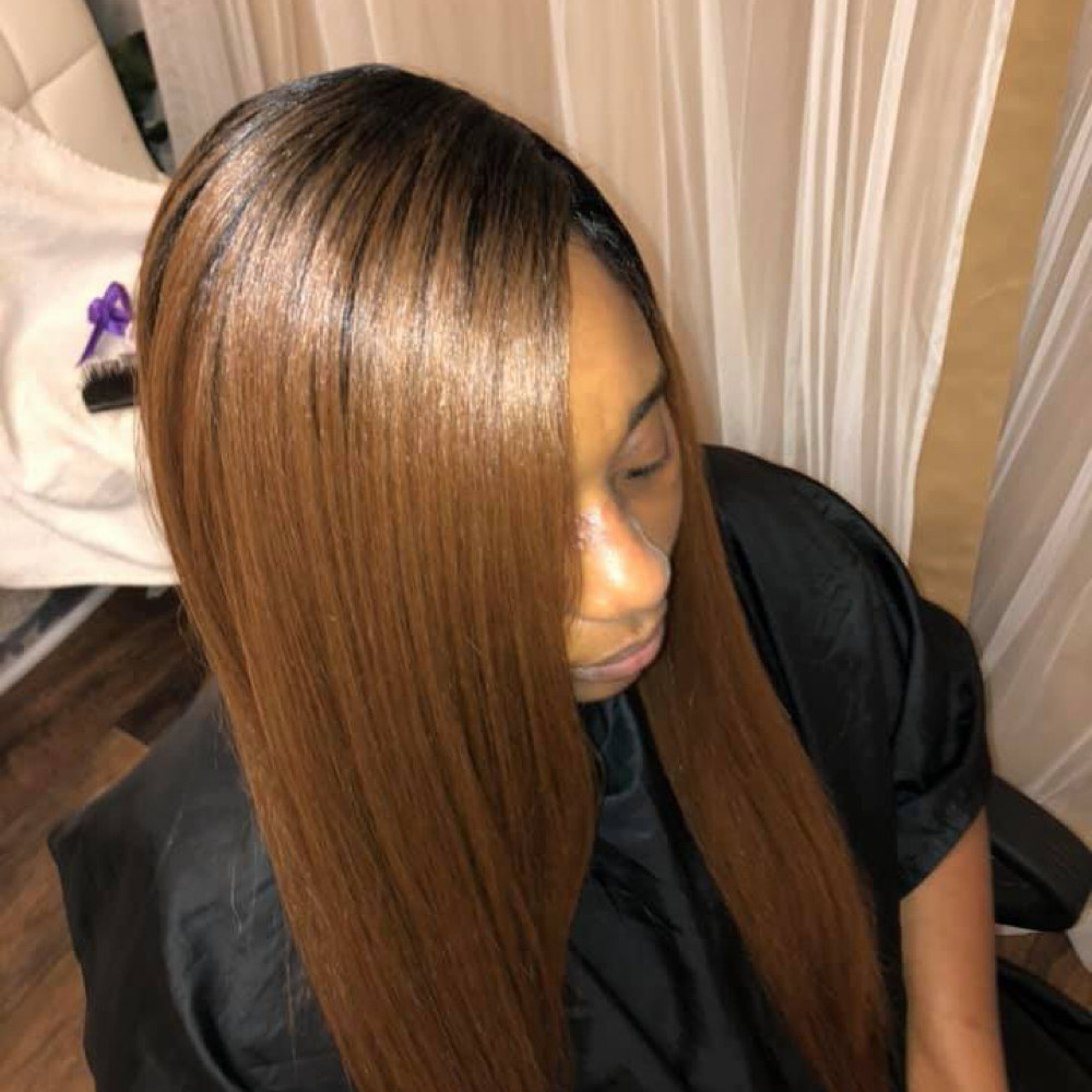 Sew-ins at Tima hair braiding in Greensboro, NC