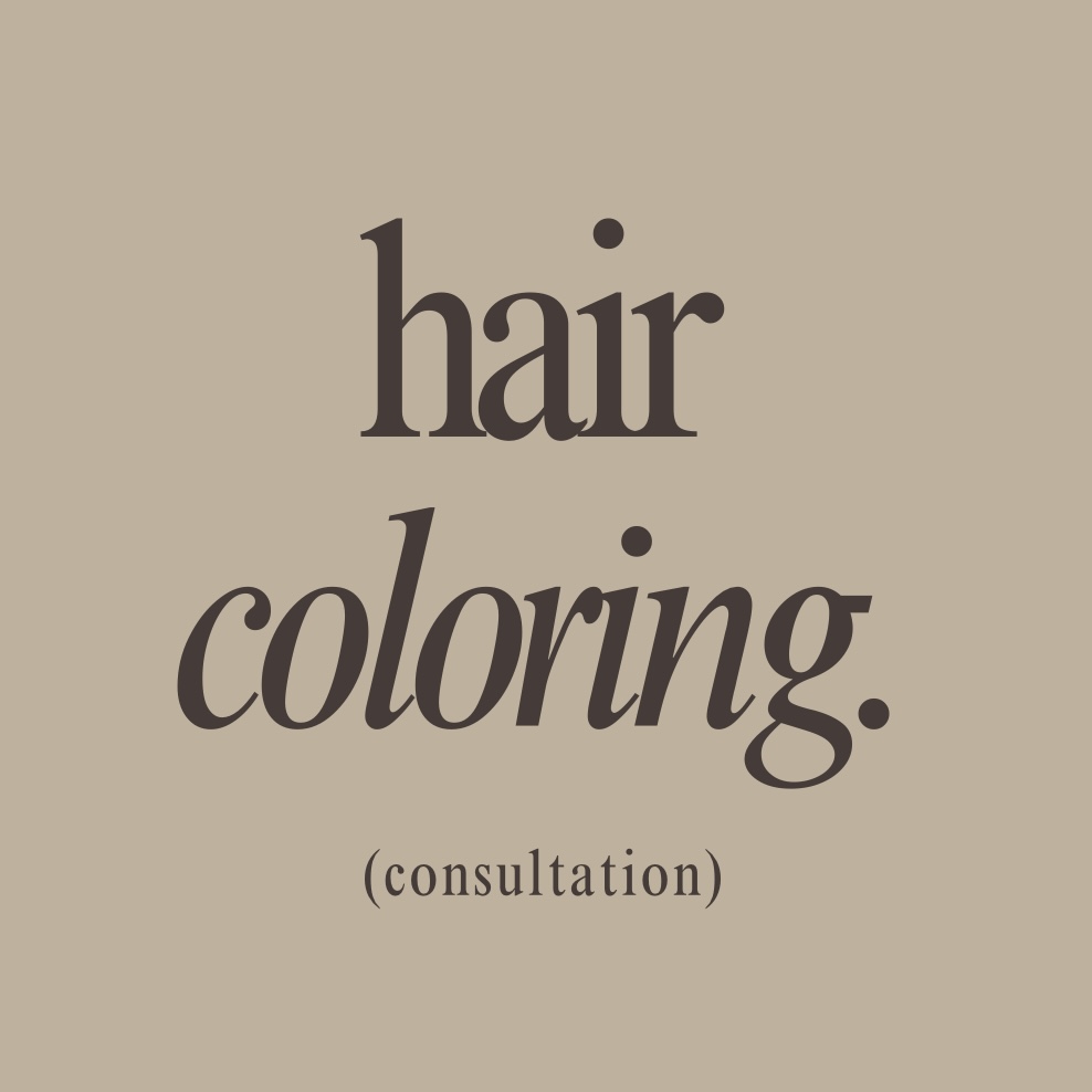 Consultation | Haircoloring