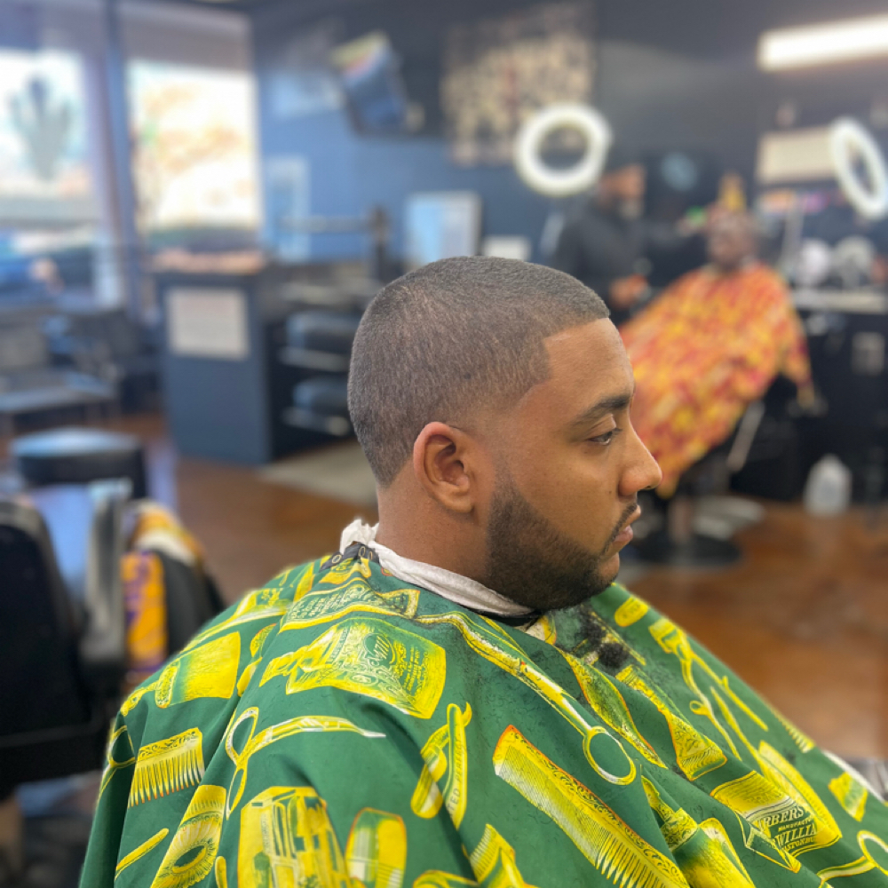 Haircut and beard at Krispy Kutz in Sandy springs, GA
