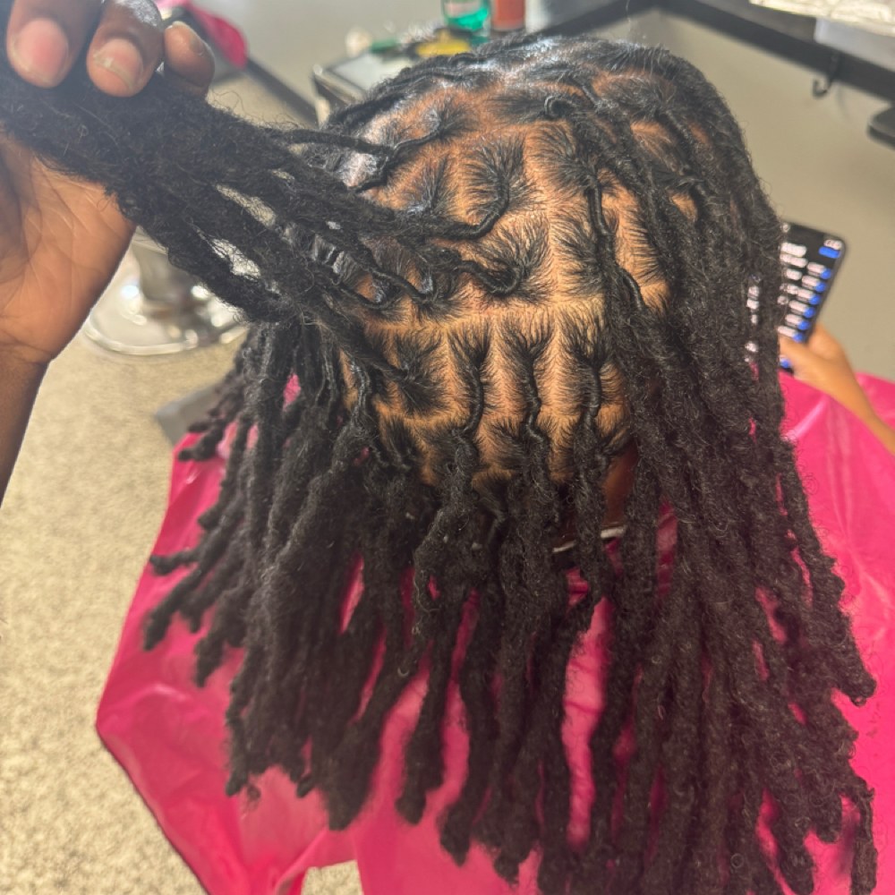 Loc Retwist & Detox at Devine Artistry in Auburn, AL