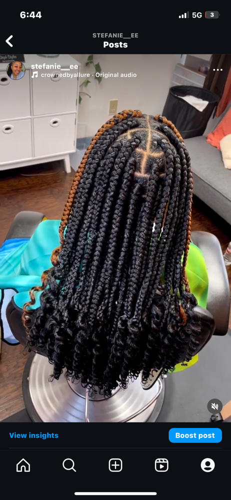 Large Box Braids