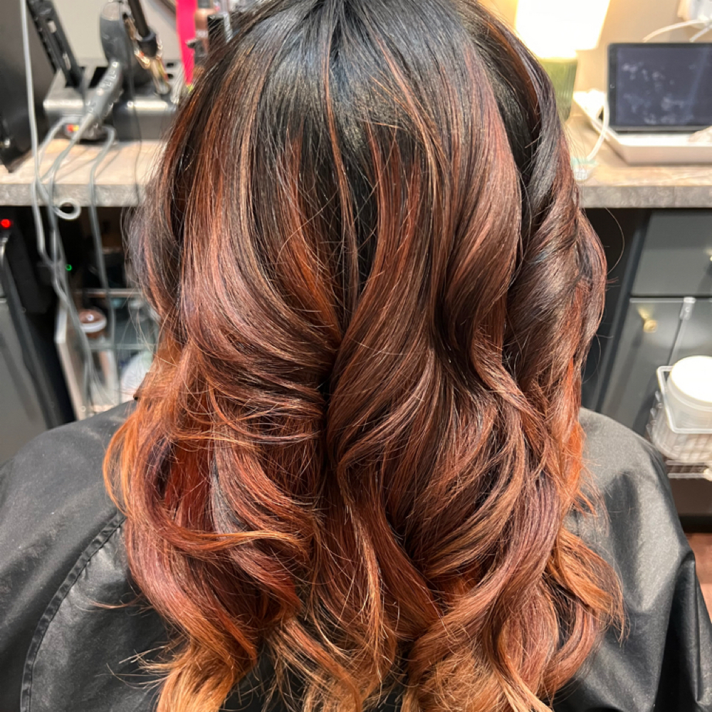 Full Highlights W/ Root Touch Up at Beautiful Ones Salon and Nail Boutique in Burton, OH