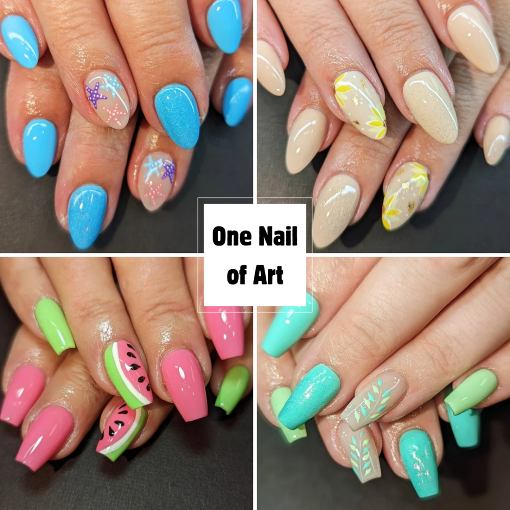 Gel X Full Set- 1 Finger Art Per Hand