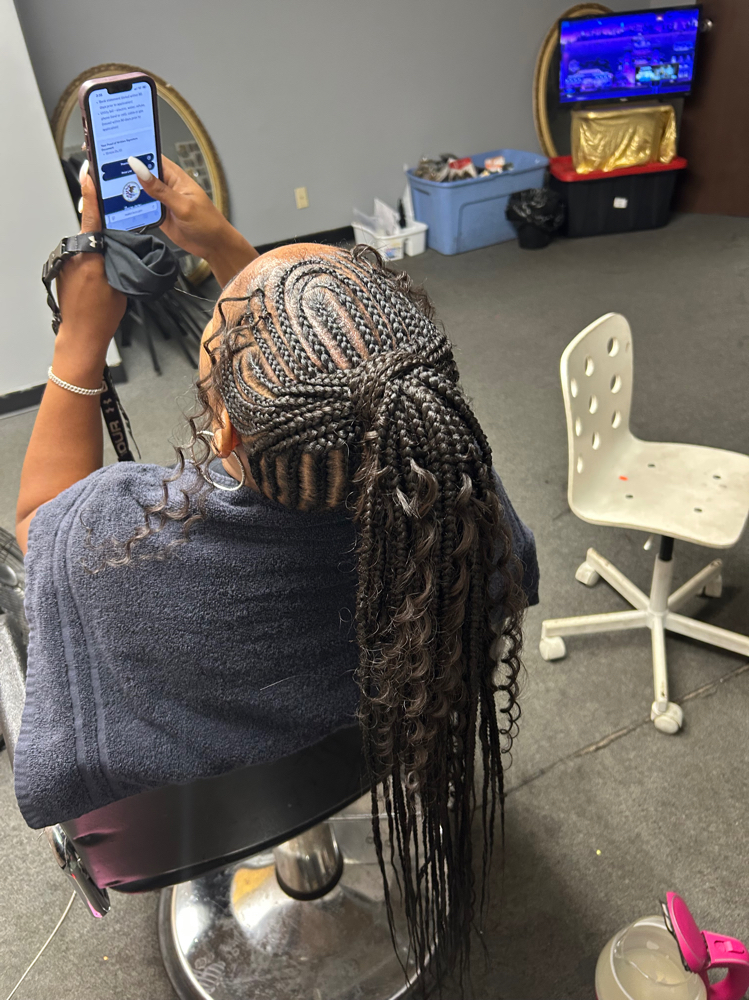 Braids Into Ponytail-Spring Sale at Deja’s Divine Hair Company in Joliet, IL