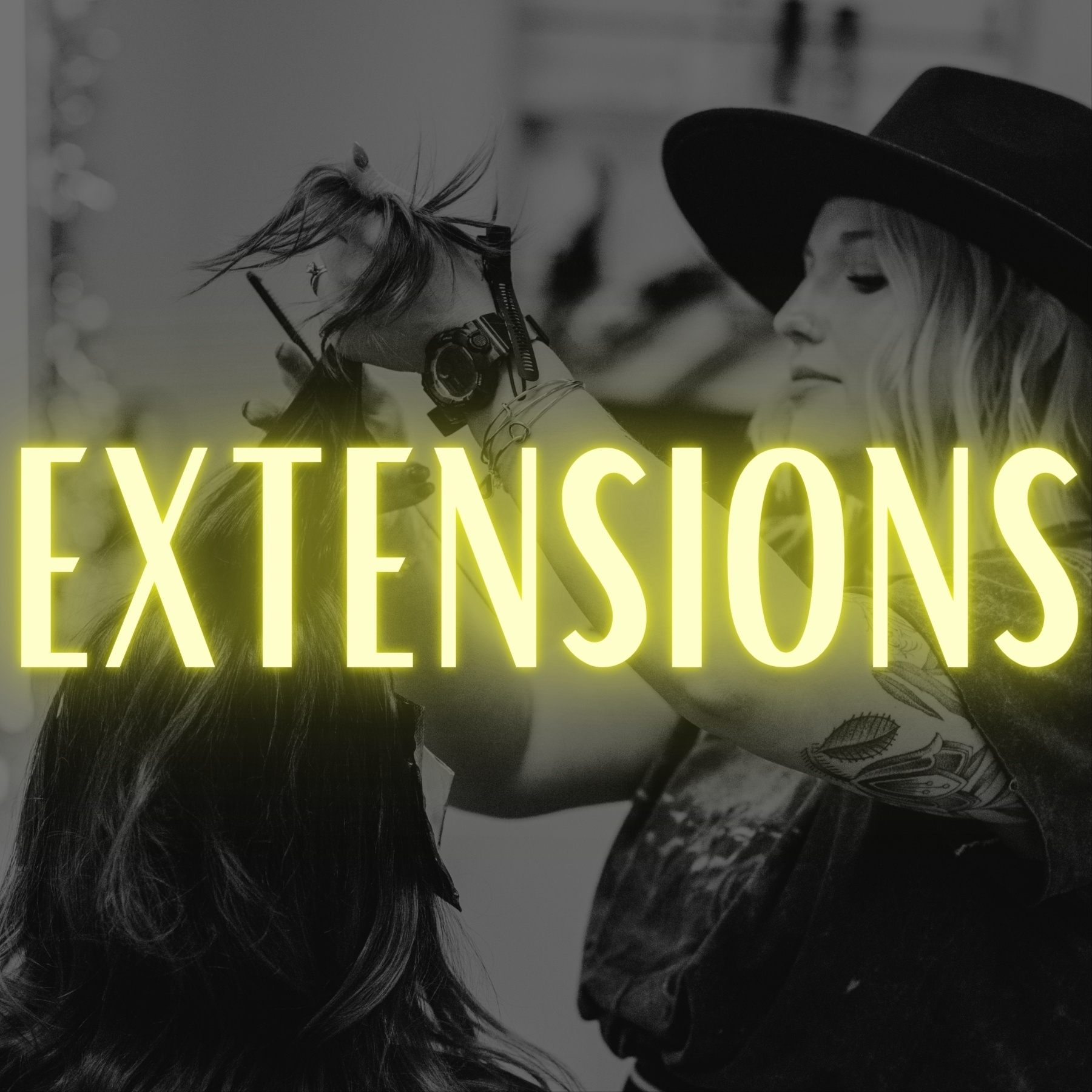 Extensions at The Neon Hair Co. in knoxville, TN