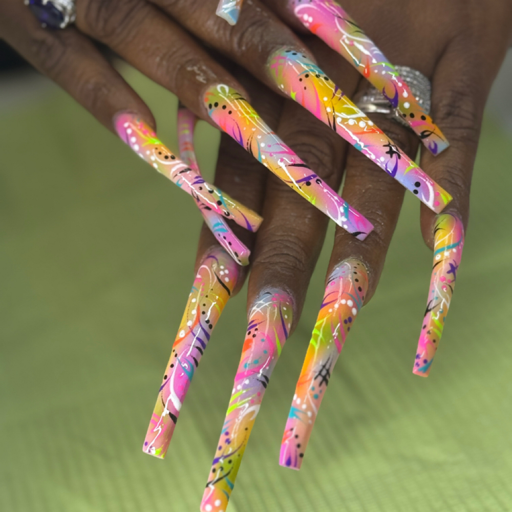 Double extendo fill at Exquisite Digits in Augusta, GA
