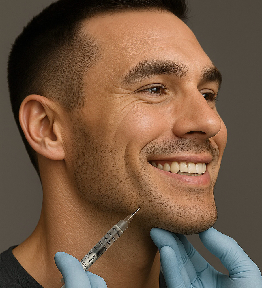 Men’s Full Face Contouring at Divine.beauty.7 in Houston, TX