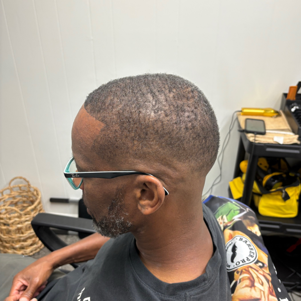 The Bishop at Kingdom Kuttz Grooming in Rocky Mount, VA